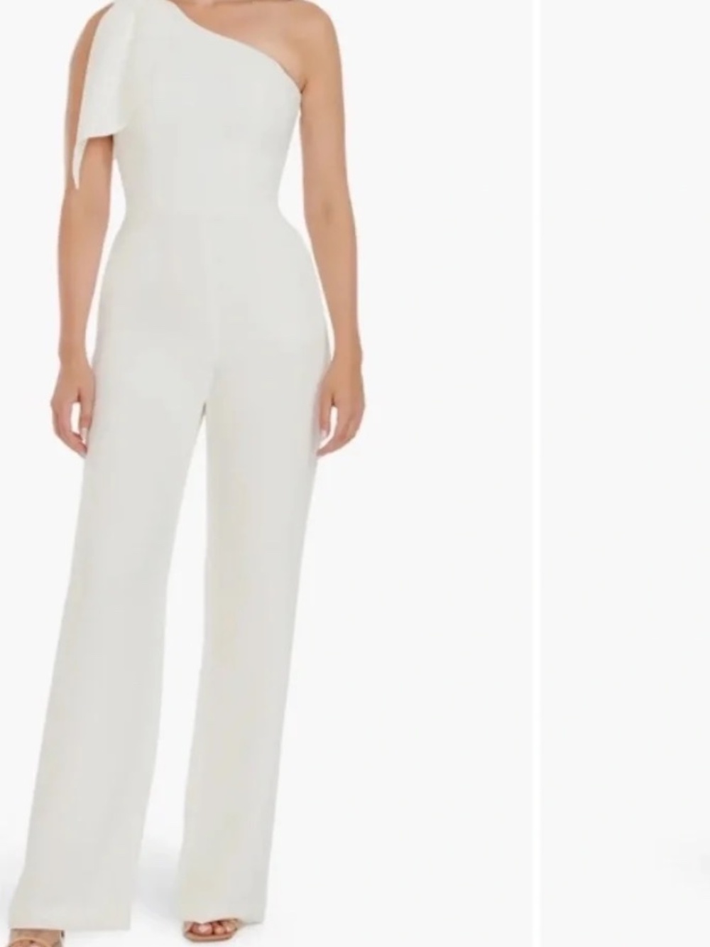 Dress the Population Tiffany One Shoulder Jumpsuit Size: S